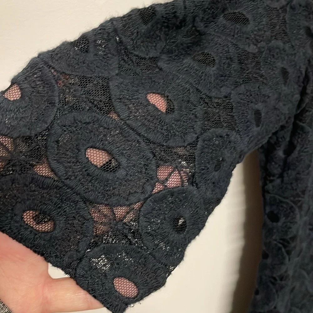 Banana Republic black lace dress size 6